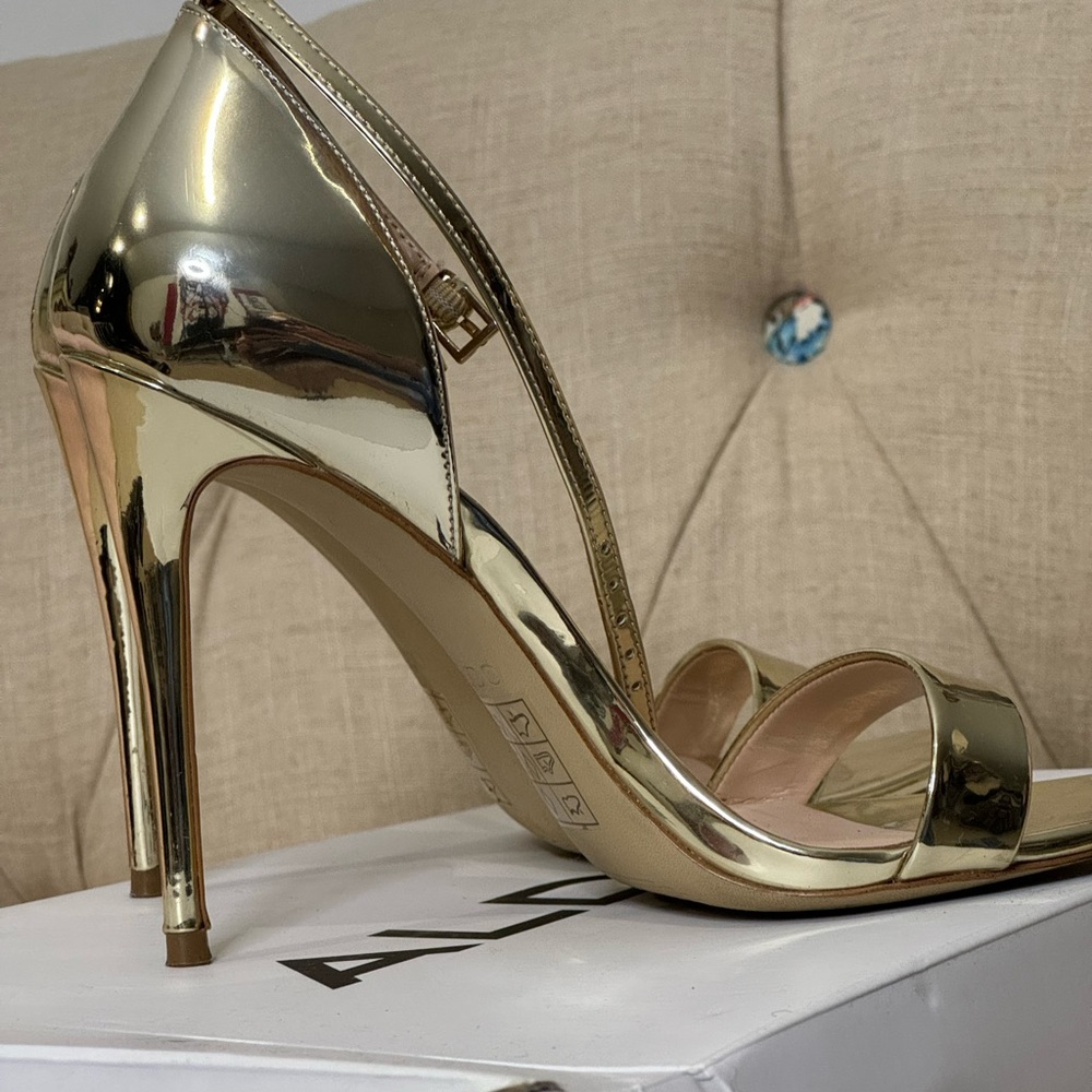 ALDO BRANDII Stilettos-GOLD GODDESS HEELS